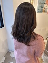 ムーン ティコブラーエ(moon tico brae)&nbsp;［黒髪カタログ/レイヤーロング/グレーベージュ］