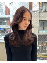 リリー(Lilley)&nbsp;松岡宏海スタイル/天神韓国風/チョコレート/姫カット/前髪/当日