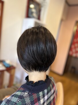 ヘアモード 美結(hair-mode) おしゃれショート/黒髪マッシュ/モード/ストレート