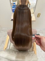 ジーナ 姪浜(Zina) [Zina姪浜]髪質改善/シアーカラー/セミディ/カーキベージュ/韓国