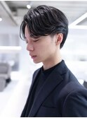 カルマパーマ/ベリーショート/アップバング