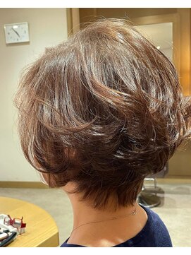 ユウヘアー 石川橋店(U Hair) ボリュームアップショートボブ/艶カラー