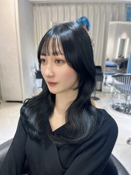 ユーフォリア 池袋東口駅前店(Euphoria) 【Euphoria MITSUKI】透明感ブルーブラック×レイヤーカット