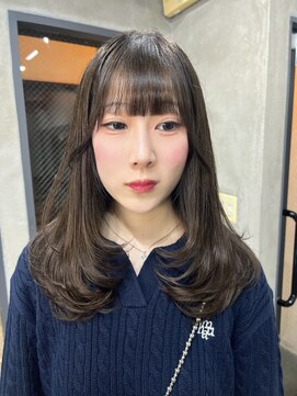 エイム(AiM) レイヤーカット/ハイレイヤー/ブルーブラック/透明感カラー