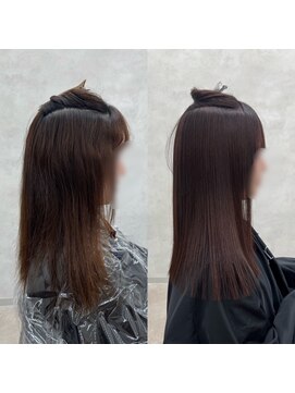 シンズ 銀座(sins) 細毛軟毛の癖にもsins式髪質改善酸性ストレート[30代40代50代]