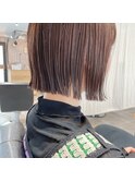 #切りっぱなし #ボブ #ウエットヘア #パッっとボブ