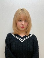 ディフィーノ 赤坂(DIFINO)&nbsp;ブリーチカラー/ブロンドベージュ/ミディアムレイヤー