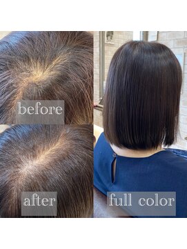 ヴィアスヘアー(vias hair) 【白髪染め】ツヤと透明感が叶う大人のフルカラー