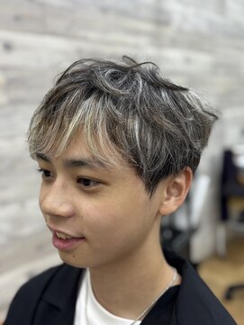 美容室 綺麗 ハイライト