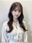 大人可愛い髪質改善ヘルシースタイル韓国ヘア透明感