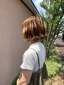 アルファサリダ(ALPHA SALIDA) ハイライトカラー/ボブ/ボブパーマ