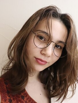 アイス(ICE) レイヤーボブ×ブラウンカラー