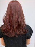 ミディアムレイヤーカット艶髪/美髪スタイル#ニュアンスカラー