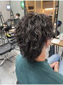 【武石】★ショートウルフ×波巻きパーマ★