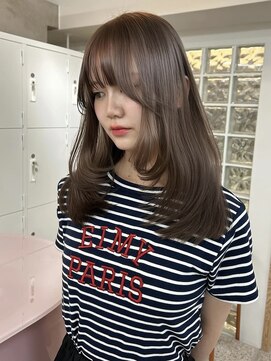 ペレ アネックス 大阪梅田茶屋町店(PELE ANNEX) ミディアムヘア/暗めカラー/グランマッシュ/梅田