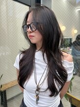 ユエン(uyen)&nbsp;ハッシュカット/ウルフレイヤー/韓国レイヤー