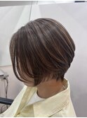 ショートボブ＋ハイライト