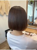 前下がりさら艶ボブ（酸性ストレート）