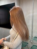 ヘアプレイスソル (HAIR PLACE SoL)&nbsp;ブリーチカラー/ブラウンベージュ/ストレートロング
