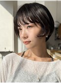 大人可愛い20代30代40代50代小顔ショートボブナチュラルショート