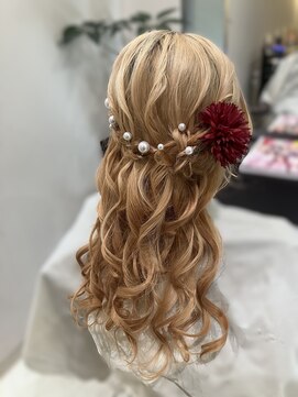 ヘアースペース ミツオ(hair space MITSUO) 甘めサイドアップ