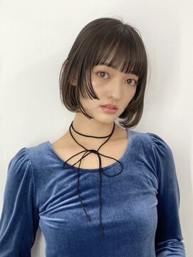 イデアル(Ideal) 骨格補正小顔カット*内巻きストレートボブ×フェイスレイヤー