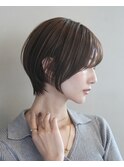表参道髪質改善カラーミディアムボブアッシュグレージュ50代60代