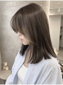 20代30代/大人かわいい/小顔ひし形/ウルフ/ミディアムレイヤー