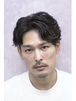 トラスト ザ バーバー 東京駅日本橋店(TRUST the Barber)&nbsp;センターパート/ニュアンスパーマ