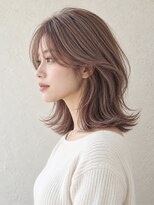 ベルス(bellus)&nbsp;ラベンダーグレージュ×大人のくびれミディアム20代　30代　40代