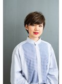 前下がりボブ・丸みショート
