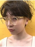 bibito 無造作カール　くせ毛風　マニッシュショート　パーマ