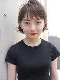 【morio】人気ヘア大人かわいいシースルーバングボブ
