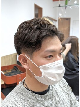 チーヘアー(Chii hair) 爽やか/ビジネス/セット簡単/前髪かきあげニュアンスパーマ