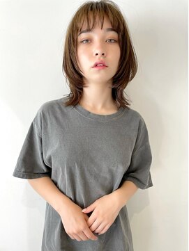 レトン 銀座(leton) 美髪/ホワイトグレージュ/大人かわいい/こなれミディ[銀座]