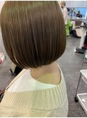 切りっぱなしボブ