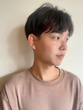 トップヘアーラウンジ 知立(TOP HAIR Lounge) 韓国風カルマヘアー/前髪パーマ/アッシュブラック