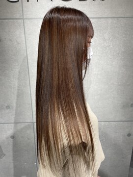 ジンジャー(GINGER) 髪質改善×トリートメント×しっとり髪×艶髪