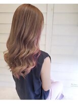 モアナ バイ ヘッドライト 武蔵小杉店(Moana by HEADLIGHT)&nbsp;Moana【武蔵小杉】#イヤリングカラー#ピンク#韓国ヘア#ベージュ