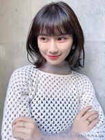 オーブ ヘアー ラフィネ 帯広店(AUBE HAIR raffine) 20代・30代_面長解消ベルボブ