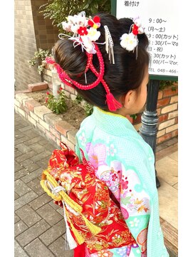 ファーレンピュアスウィート(fahren-pure-suite) お祝い七五三日本髪