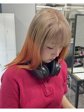 セレーネヘアー(Selene hair) beige × orange