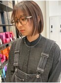ぱつっとレイヤーボブ/ショートボブ/髪質改善［横浜駅］