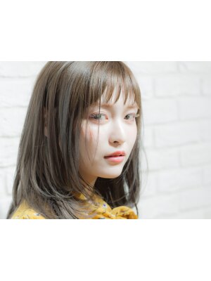 【夕菜美・萩尾指名☆カット＋潤いカラー￥7700】最旬トレンド×高技術で貴方だけのヘアスタイルを☆