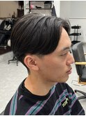 ビジネスショートメンズマッシュツイストパーマツーブロック