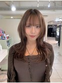 ◇くびれるロングレイヤー/暗髪/黒髪/髪質改善/ロングウルフ