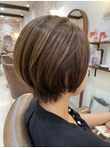 大人ショートボブ