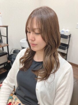 プライベート ヘアサロン カオ(private hair salon kao) 柔らか透明感カラー