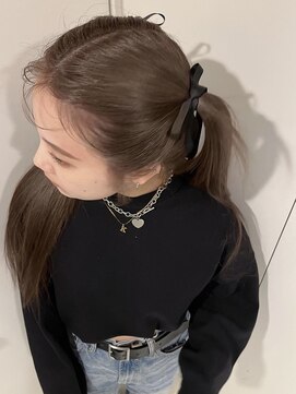 ペレ 梅田(PELE) 前髪/アンブレラカラー/こなれミディ/イメチェン/ウェーブパーマ