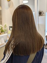 ポジ(poji)&nbsp;髪質改善カラー　艶カラー　ブラウンカラー　ミディアム